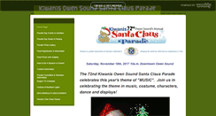 Desktop Screenshot of owensoundsantaparade.com